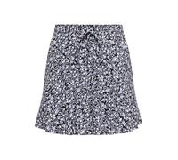 Minirock ONLY "ONLNALA LIFE SKORT WVN NOOS", Damen, Gr. XL (42), schwarz (night sky), Web, Obermaterial: 100% Viskose, bedruckt, gemustert, regular fit kurz, Röcke Minirock, Viskose (76997124-XL) nigh