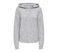 ONLY ONLNELLIE LS HOODIE CC KNT Damen | LIGHT GREY MELANGE | XL