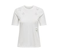 Onlolivia Life S/S Flower O-Neck Top JRS