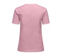 Kurzarmshirt ONLY "ONLPOLLY LIFE REG S/S POCKET TOP BOX JRS", Damen, Gr. XL, romance rose print:flowers, Jersey, Obermaterial: 100% Baumwolle, bedruckt, regular fit normal, Rundhals, Shirts, Baumwolle