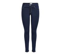 Only Skinny-fit-Jeans ONLRAIN LIFE REG SKINNY DNM Dunkelblau Größe S (36) Länge 30