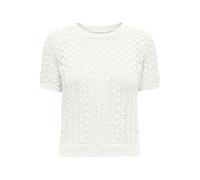 ONLY - ONLSAGA LIFE SS O-NECK CC KNT cloud dancer - Gr. - XS