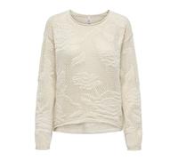 ONLY - ONLSEASIDE LIFE LS PULLOVER CC KNT Ecru - Gr. - M