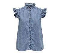 Onlshania S/L Frill DNM Shirt AKM