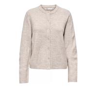 Only Strickjacke ONLSIMONI L/S O-Neck Cardigan, meliert, Rundhals, lockere Passform, Damen M