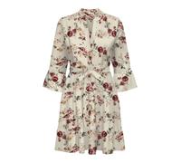 ONLY - ONLSINA LIFE 3/4 SHORT DRESS NOOS WVN Crème Brûlée - Gr. - L