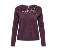 Onlstarry Ls Sequin O-Neck KNT