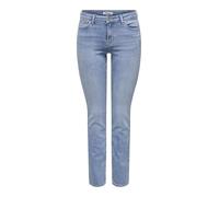 Slim-fit-Jeans ONLY "ONLSUI MID SLIM DNM DIA460 NOOS", Damen, Gr. S (36), Länge 30, blau (light blau denim), Denim/Jeans, Obermaterial: 98% Baumwolle, 2% Elasthan, unifarben, modisch, slim fit, Jeans