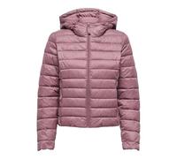 Steppjacke ONLY "ONLTAHIA LW QUILTED HOOD JKT OTW CC OTW", Damen, Gr. XL, rose braun, Web, Obermaterial: 100% Nylon, unifarben, regular fit, Jacken Steppjacke (72816921-XL) rose braun