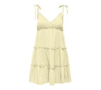 ONLY - ONLTHYRA STRAP SHORT DRESS CS WVN Transparent Yellow - Gr. - XS
