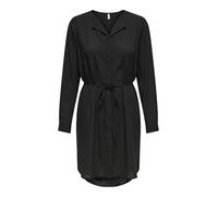 ONLY - ONLTIANA LIFE L/S SHIRT DRESS PTM black - Gr. - XS