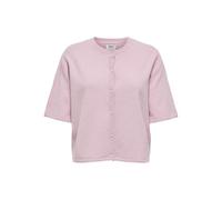 Only Regular Fit Strickjacke mit 1/2-Arm Modell 'TILDA' in Rose, Größe M