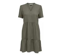 ONLY - ONLTIRI-GOA SS V-NEC LIN BL DRESS CC PNT Smokey Olive - Gr. - M