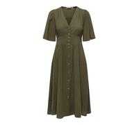 ONLY - ONLTIZANA 2/4 MIDI DRESS WVN NOOS Grape Leaf - Gr. - XS