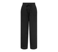 ONLY Damen Hose ONLTIZANA - Relaxed Fit - Beige Schwarz Grün XS S M L XL Cotton, Größe:XL, Farbe:Black 15319090