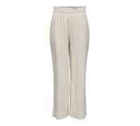Only Tokyo Linen Blend St High Waist Pants Beige M / 32 Frau (Herstellerartikelnummer: 15259590-Moonbeam-32-M)