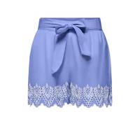 Onltulum Emb Loose Belt Shorts WVN