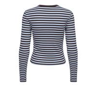 ONLY - ONLVAL L/S O-NECK STRIPE TOP JRS Coffee Bean - Gr. - L