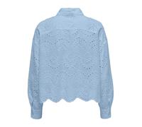 ONLY Regular Fit Hemdbluse aus reiner Baumwolle Modell 'VALAIS' in Hellblau, Größe S