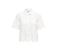 ONLY - ONLVALAIS S/S SHIRT WVN NOOS Cloud Dancer - Gr. - XS