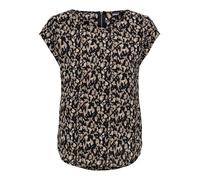 ONLY - ONLVIC S/S AOP TOP NOOS PTM black - Gr. - 34