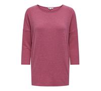 ONLY 3/4-Arm-Shirt "ONLGLAMOUR 3/4 TOP JRS NOOS" Materialmix, loose fit (15198625-XS) cerise detail:melange