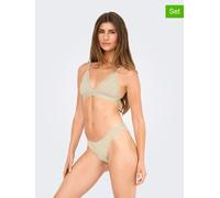 ONLY 3er-Set: Slips in Creme - Größe XL | Damen Unterteile