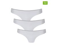 ONLY 3er-Set: Slips in Weiß - Größe L | Damen Unterteile