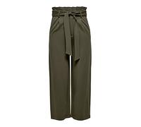 ONLY A/S Damen Onlpoptrash Easy Paperbag Culotte Pnt Hose, Kalamata, XL / 32L EU