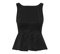 ONLY - Ärmelloses Schößchen-Top mit Schleifendetail am Rücken schwarz - Gr. - XS