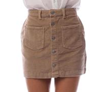 Only - "Amazing" Minirock für Damen, Kord, Hoch geschnitten (Beige) EU 34 / UK 6