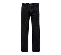 ONLY and SONS ONSEDGE STRAIGHT BLACK 6985 TAI DNM NOOS Jeans schwarz in W32L34