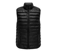 ONLY and SONS ONSGAVIN LIFE LIGHT QUILTED ZIP VEST OTW Weste schwarz in XL