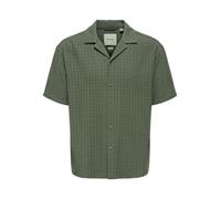 ONLY and SONS ONSLATHAM REG RESORT STRUC 0257 NOOS Kurzarmhemd oliv in XL