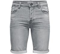 ONLY and SONS ONSPly Life Reg D Blue Slim Fit Short grau in M