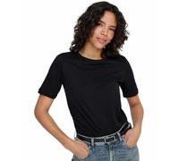 Only T-Shirt ONLONLY S/S TEE JRS NOOS Damen Rundhalsausschnitt Baumwolle Schwarz Größe M