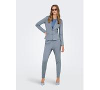 ONLY Jerseyblazer ONLPOPTRASH Damen – 2‑Knopf, taillierte Silhouette, Milano Rib, tradewinds, Gr. S