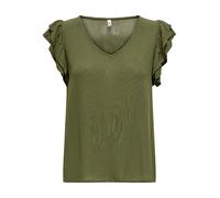 ONLY Bluse "Chiara" in Khaki - 18% | Größe L | Damen Blusen