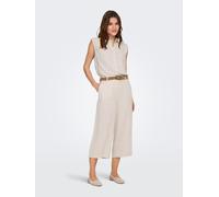 Only Blusentop ONLSIESTA S/L Linen, 80% Viskose/20% Leinen, regular fit, Damen XL, moonbeam
