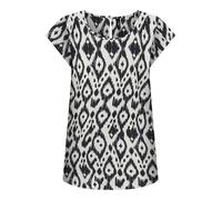 Only Regular Fit T-Shirt mit Schlüsselloch Rückenausschnitt Modell 'NOVA' in Weiss, Größe 36