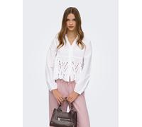 ONLY Bluse in Weiß - Größe L | Damen Blusen