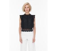ONLY Bluse "Karo" in Schwarz - Größe XS | Damen Blusen