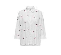 Only ONLNEW LINA GRACE M Bright White PERSIAN RED/DEEP DEPTHS CHERRIES 15283743 (876434) Weiß M