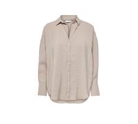 ONLY Damen Bluse 15272523 Silver Mink Xs