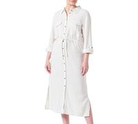 ONLY Blusenkleid Damen, Cloud Dancer/Stripes:Black Pinstripe, S