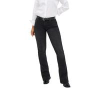 ONLY Damen ONLBLUSH MID Flared DNM TAI1099 NOOS Stretch-Jeanshose, Washed Black, XXL/32