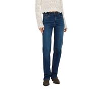 Only Jeans ONLBLUSH MID STRAIGHT DNM – Straight-Fit – Dunkelblau Damen XS (34) L32
