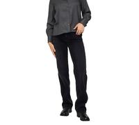 Only Wide Leg Jeans aus Baumwoll-Mix Modell 'BLUSH' in Black, Größe L/32