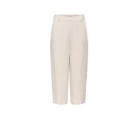 Culotte ONLY "ONLSIESTA HW LIN BL CLEAN CULOT PNT NOOS", Damen, Gr. XS, N-Gr, moonbeam, Web, Obermaterial: 80% Viskose, 20% Leinen, unifarben, 7/8-Länge, Hosen Culotte, mit Leinen (11460429-XS) moonbe