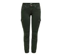 ONLY Damen Jeans 'Missouri' khaki, Größe 40, Länge 32 Khaki